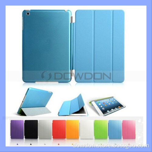 Magnetic Leather Smart Cover for Apple iPad Mini Retina with Hard Back Case